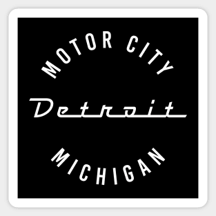 Detroit Michigan Motor City Sticker